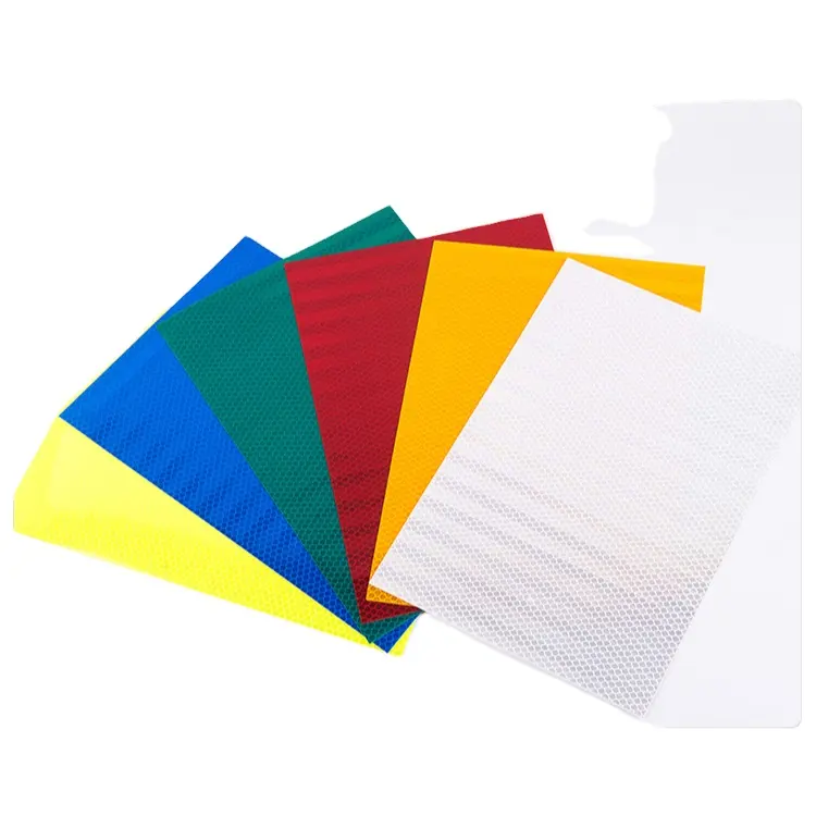 high intensity micro prismatic reflective vinyl tape sheeting for permanent traffic signs
