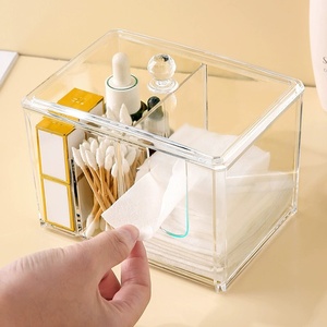 OWNSWING棉垫收纳器塑料化妆收纳器多功能带盖储物盒 - Product Image 4