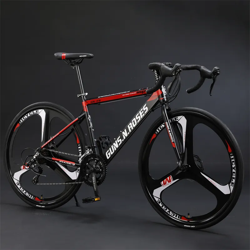 Çin bisiklet 700c alüminyum 55cm 60cm çerçeve 21 hız döngüsü yetişkin yarış yol bisikleti