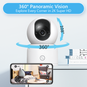 Cámara de red de alta calidad, tecnología AI para interiores y visión nocturna para seguridad y vigilancia, cámara de seguridad de 3,0 MP - Product Image 4