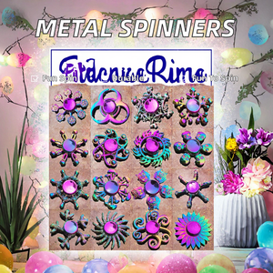 Đầy màu sắc kim loại thần tài Spinners đồ chơi cho fidgety tay - Product Image 2