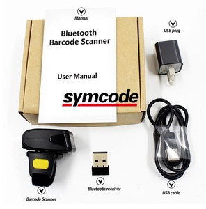 Symcode R30迷你便携式安卓平板电脑2D条形码无线二维码扫描仪手指可穿戴环形扫描仪带USB接口 - Product Image 3