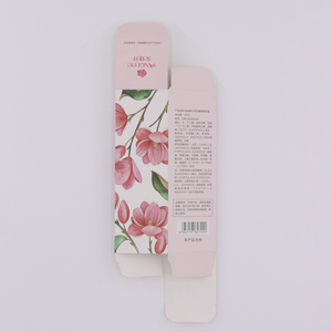 Çevre dostu kağit kutu özelleştirmek özel baskı logosu pembe nakliye karton katlanabilir kozmetik kağit kutu ambalaj - Product Image 2