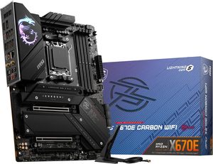 公式M-S-I MPGX670EカーボンWiFiAM5ソケットサポートAMD7000プロセッサーDDR5ゲーミングメインボードデスクトップPC新しいホストマザーボード - Product Image 1