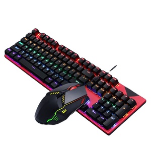 Desktop <strong>Keyboard</strong> and <strong>Mouse</strong> Professional Backlit LED Light Gaming <strong>Keyboard</strong> and <strong>Mouse</strong> Combo - 104 Keys <strong>Keyboard</strong>, Gamer <strong>Mouse</strong> - Product Image 1