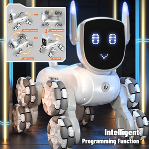 HUADA 8 Räder Smart Interactive Programming Robot Hundes pielzeug für Kinder Stunt Drift Fernbedienung Maschine Hundes pielzeug RC Hobby - Product Image 3