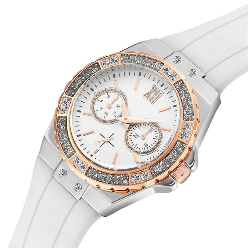 rose gold+white