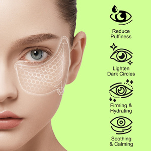 60 patchs sous les yeux masque coussinets Glow Jelly apaisant éclaircir les cernes calmant réduire les poches avocat sous les yeux patchs - Product Image 4