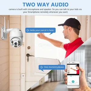 A12 360 Degree Rotatio High-definition Wireless Wifi Home Security Outdoor Monitoring <strong>Camera</strong> Waterproof Intercom Smart <strong>Camera</strong> - Product Image 6