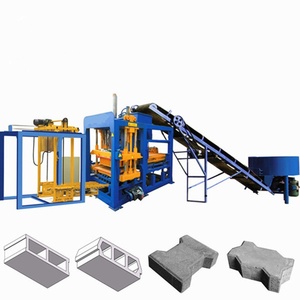 高效Qt4-18红色电动粘土联锁制砖机全自动空心砌块机价格 - Product Image 6