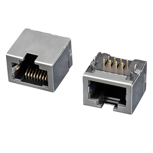 Gömülü PCB TH tipi led jack rj45 modüler jack 8P8C smd smt rj45 dişi konnektör 8pin ağ fişi ethernet rj45 konnektör - Product Image 3