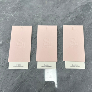 Etiquetas colgantes de ropa de lujo Etiqueta de ropa con logotipo personalizado Etiquetas colgantes de papel con cuerda para ropa Logotipo propio - Product Image 4