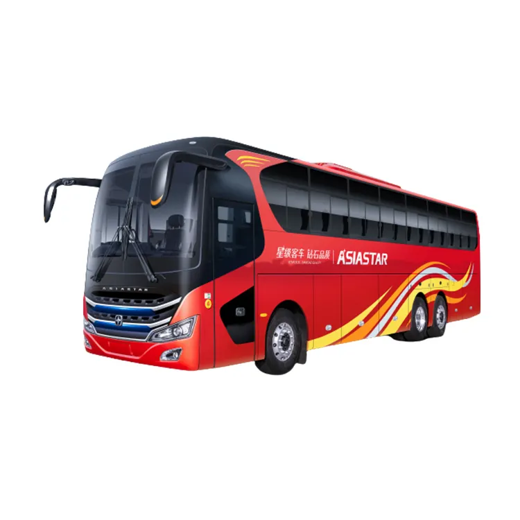 Travel Coach Bus 60 Seats Configuration Extrapolated Emergency Diesel Bus