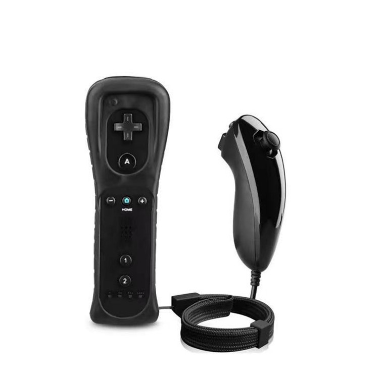 Telecomando nero con Nunchuck