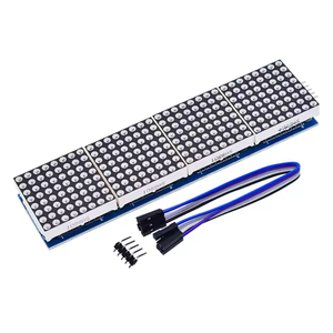 MAX7219 Punktmatrix-Modul 4-in-1-Punktmatrix-Bildschirmmodul MCU-Steuer treiber modul - Product Image 1