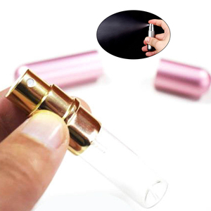 Mini Vòng Kim Loại Nhôm Xách Tay 5Ml Rỗng Du Lịch Refillable Nước Hoa Atomizer Chất Lỏng Phun Mẫu Chai Cho Ngoài Trời - Product Image 3