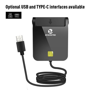 ATM CAC IC ID SIMカード読み取り用USBスマートカードリーダークレジットライターチップ - Product Image 2