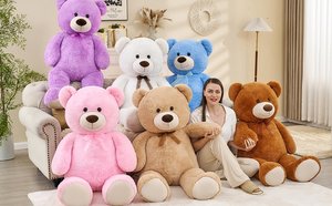 MorisMos 4 ayaklar büyük Unisex Teddy oyuncak ayı yumuşak pamuk peluş ayı PP çocuklar bebek duş sevgililer günü noel doğum günü hediyesi - Product Image 6