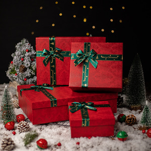 Yeni varış noel hediyesi kutu High-End hediye kutusu ilmek ile özelleştirilmiş noel hediyesi kutu - Product Image 5