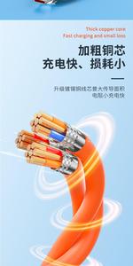 สายเคเบิลข้อมูลแบบ3-in-1ที่ชาร์จอย่างรวดเร็ว - Product Image 4