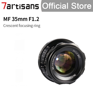 7 pengrajin 7 lensa APS-C Prime F1.2 MF 35mm, untuk Sony E/EOS-M/Nikon Z /Fuji XF/M4/3 A6500 A6300 X-S10 M50 E-M10III GX9 G9 - Product Image 2
