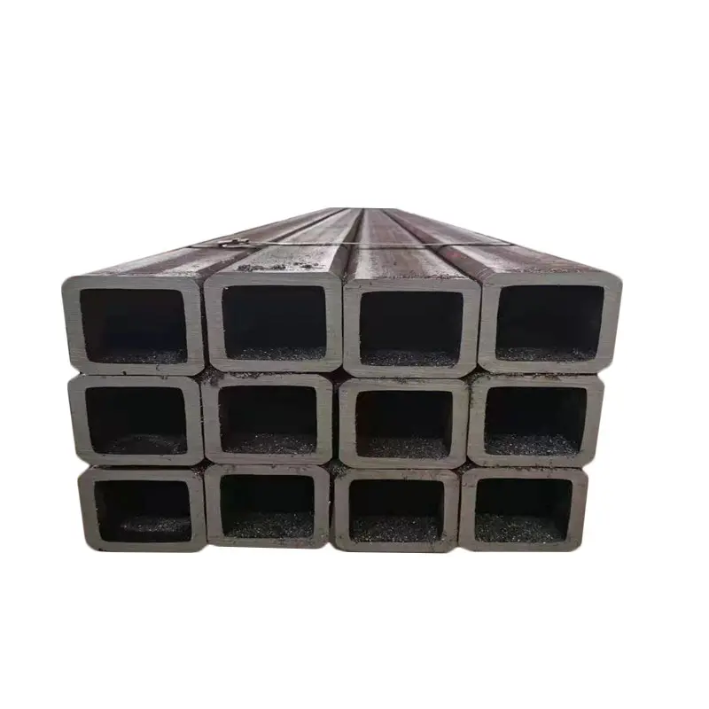 2 polegadas 3x3 tubos quadrados retangulares galvanizados preto seção oca aço carbono Q235 tubo quadrado do metal