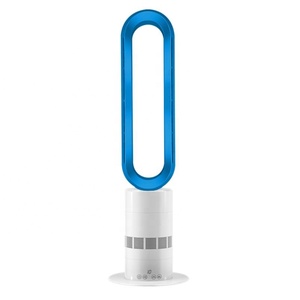 OEM Wholesale Portable Air Cooling Oscillating <strong>2</strong> in 1 <strong>PTC</strong> Heating Floor Bladeless Fan <strong>Heater</strong> - Product Image 3