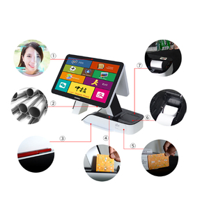 Сенсорный экран Zhongji A6 Posiflex емкостный I3 Checker цена Windows Pos система epos банкоматы с кард-ридером/ - Product Image 5