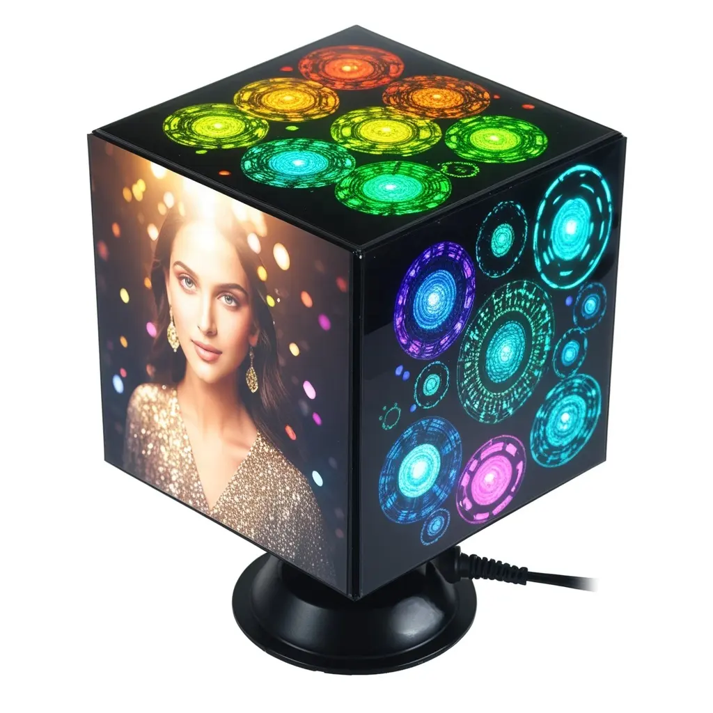 Le cube extérieur imperméable de LED montre le système spatial multi d'écran de cube en 3D spatial de vitrine de 360 degrés