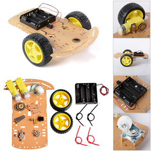 Neues Motor Smart Robot Car Chassis Kit Geschwindigkeit geber Batterie kasten 2WD Für Arduino Diy Kit - Product Image 2