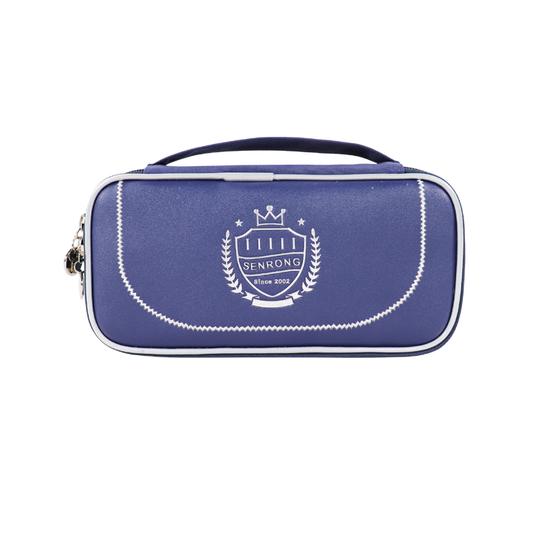 Trousse à crayons bleue