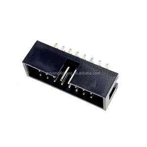 Dc3-16p 2.54MM pitch JTAG iss erkek soket düz idc kutusu üstbilgileri PCB konektörü çift sıralı 2x8PIN DC3 16P başlık - Product Image 2
