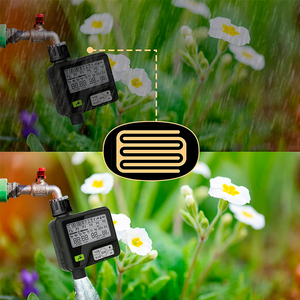 具有雨量传感器功能的可编程花园数字浇水定时器自动水定时器灌溉系统 - Product Image 5