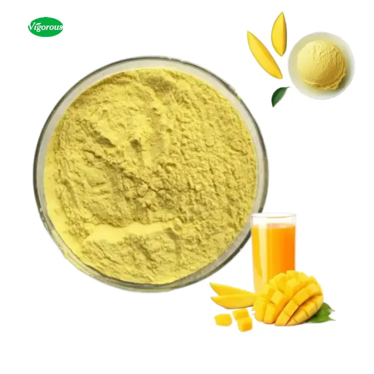 Best Selling Mangifera Indica Poeder Gevriesdroogde Mango Poeder 100% Pure Biologische Mango Poeder Voor Drank