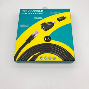 2合1 RS232 1.8m usb至rj45串行适配器，用于交换机路由器和服务器 - Product Image 5