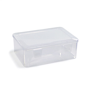 小型现代矩形五金配件收纳盒带盖PP塑料配件工具箱透明包装 - Product Image 5