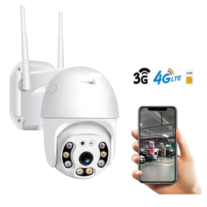 Joneytech Tuya Smart <strong>3G</strong> 4G LTE Mini Ptz Dome <strong>Camera</strong> with Sim Card Slot and Micro-sd Card Slot Works with Android Ios App - Product Image 1