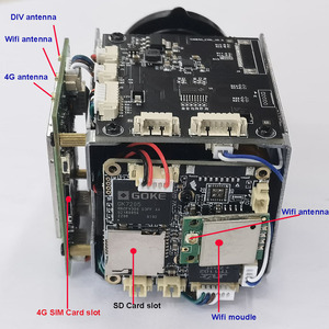 CamHipro 4G 2x Wifi 5MP 240X变焦人形索尼IMX 335 CMOS IP摄像机DV录像机，支持4G SIM标清麦克风和扬声器 - Product Image 5