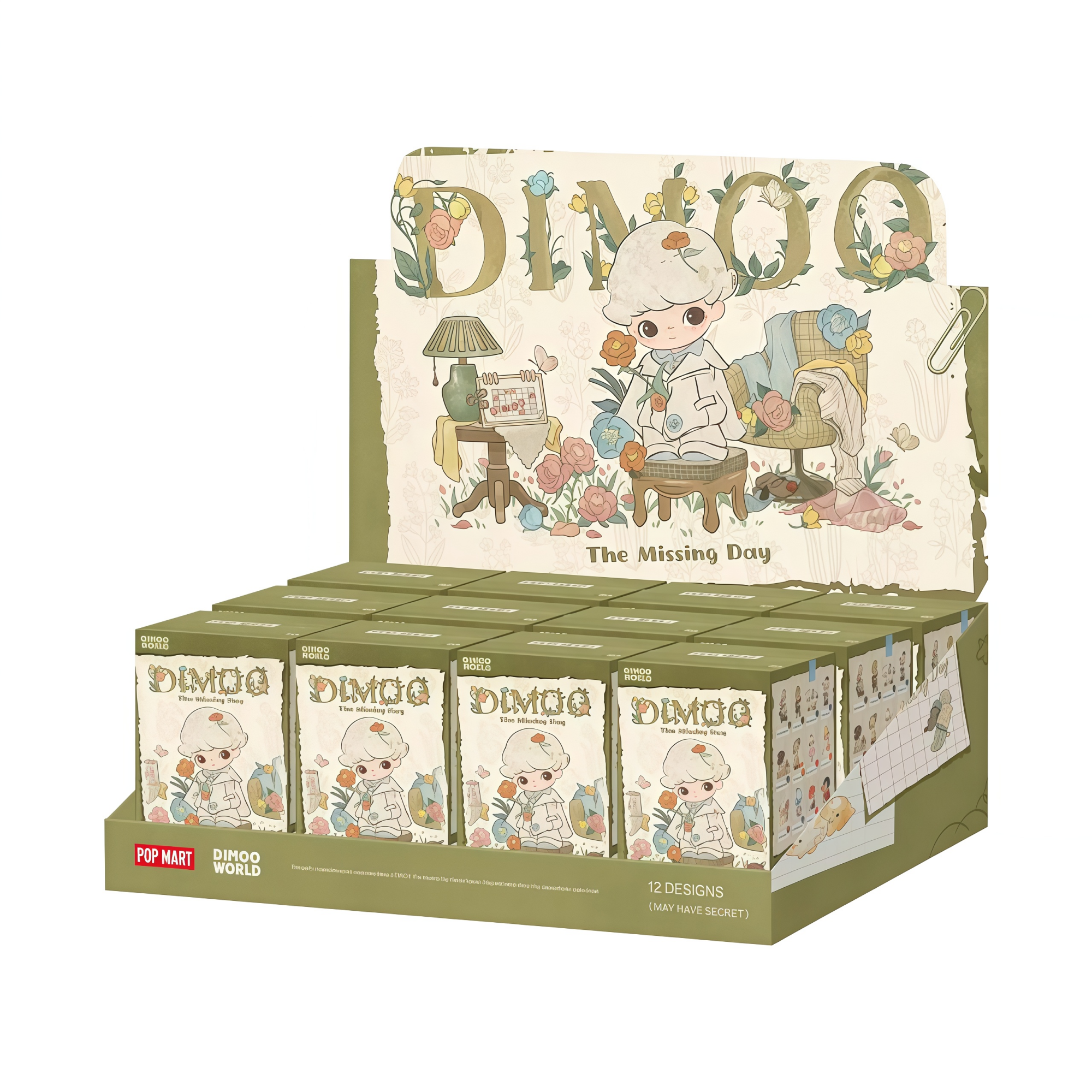 DIMOO le jour manquant série chiffres aveugles boîtes