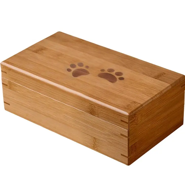 Creation Core Small Animal Wooden Pet Memorial Keepsake Urn Memorial Keepsake Box for Wooden Pet Urns