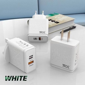 Wholesale US/EU/UK 30W Fast Charger QC3.0 USB C Quick Wall Charger Dual Port Type C USB Fast Charger for IPhone/Huawei/<strong>Sumsang</strong> - Product Image 6