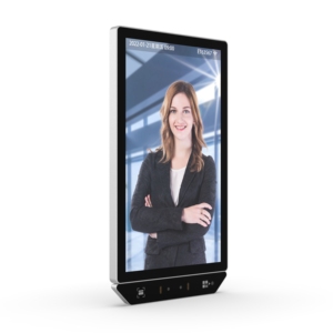 15.6 da pollici Touch Screen Wifi dinamico riconoscimento del codice QR per dipendenti sistema di controllo degli accessi biometrici dell'orologio temporale