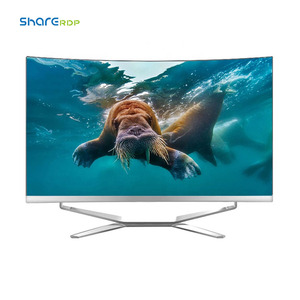 站在all-in-one + pc 21.5 27 23.8英寸i7 8gb迷你桌面all in one pc准系统弯曲电脑i3 i5 带电池 - Product Image 4