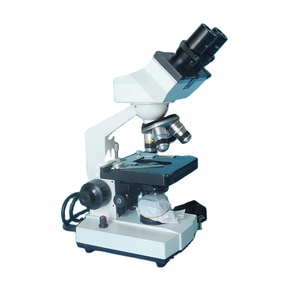 Microscopio Binocular biológico para Biología de Células humanas y animales, microscopio de cosmética preparado, portaobjetos - Product Image 1
