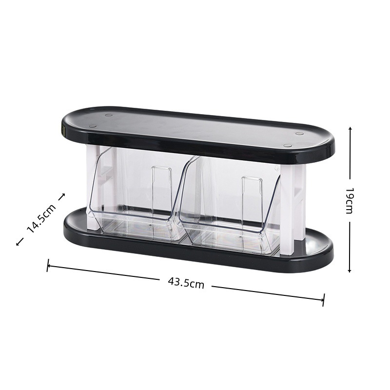 Two-layer, two-box - Black