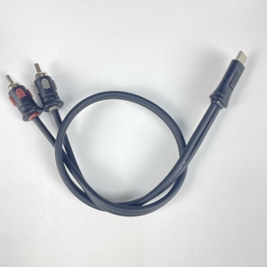 Adaptador de cable de audio USB C a 2RCA de alta calidad Tipo-C a RCA dual Audio Video USB C a 2 Cable estéreo de audio RCA macho - Product Image 3