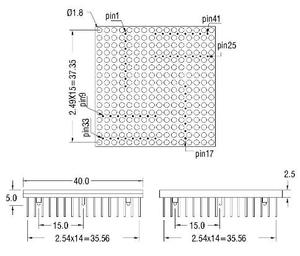 1.8mm Bicolor 16x16 <strong>Led</strong> <strong>matrix</strong> 40*40mm Dot <strong>matrix</strong> Module Dual Color - Product Image 3