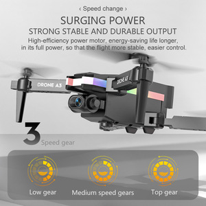 โดรนสี่ใบพัดขนาดเล็กแบบพับได้ A3ได้โดรนสี่ใบพัด8K กล้องสองตัวไวไฟ FPV ตำแหน่งออปติคอลควบคุมระยะไกลโดรนพร้อมกล้อง HD 4K - Product Image 5