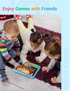 Çocuklar tabletler 7 inç android 2 + 32GB dört çekirdekli çift sim 3g tabletler ve sunum ekipmanları bebek tablet kılıf ile - Product Image 3