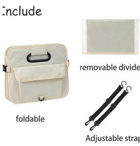 Araba saklama kutusu katlanabilir araba gövde saklama kutusu su geçirmez Oxford bez çok katmanlı büyük alan - Product Image 6